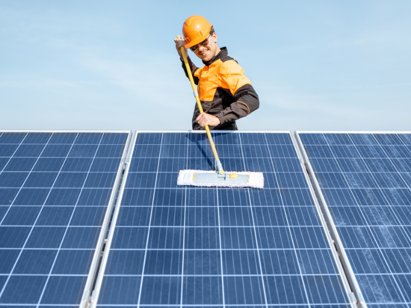 solar panels maintenance